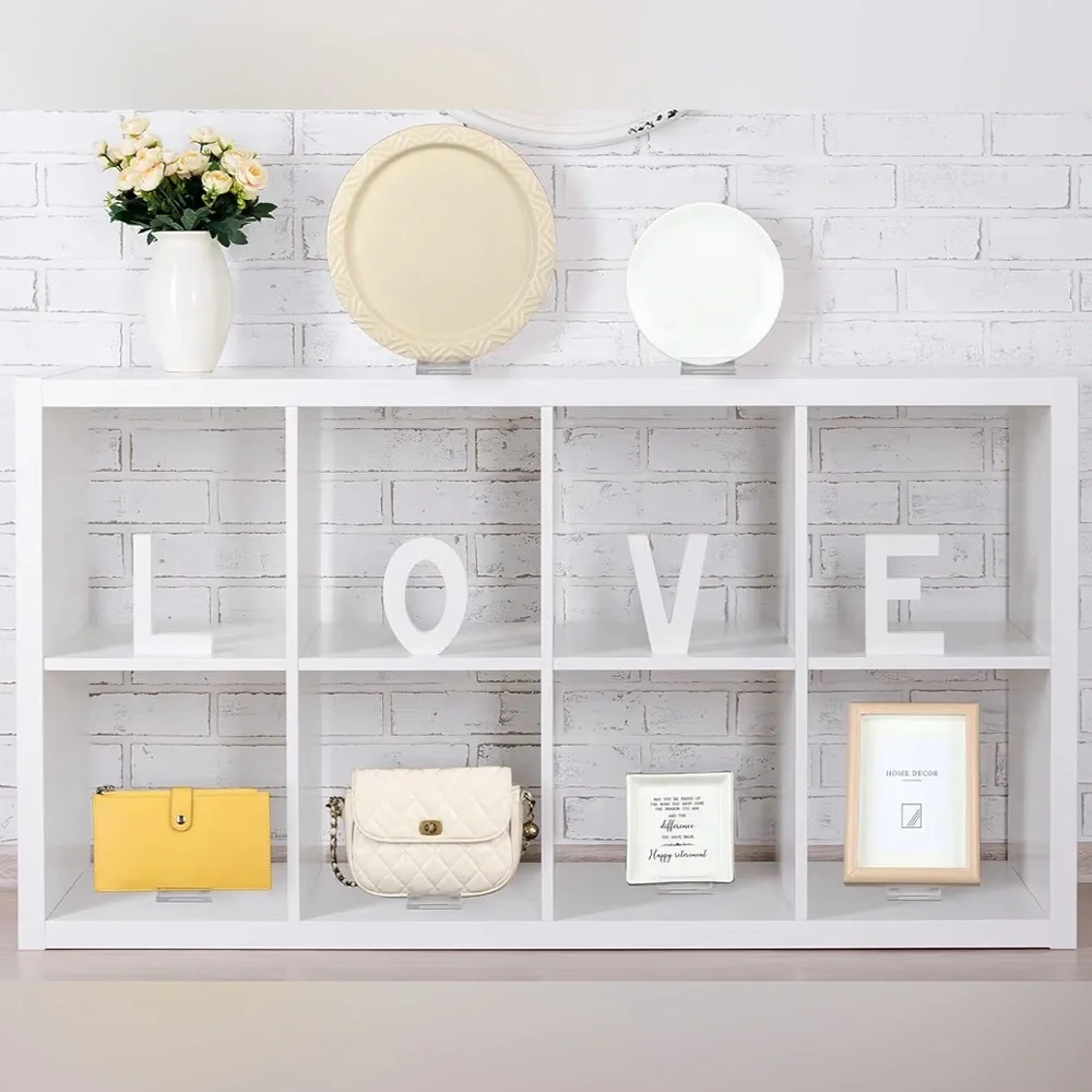 (2) Clear Adjustable Display Stand Duo
